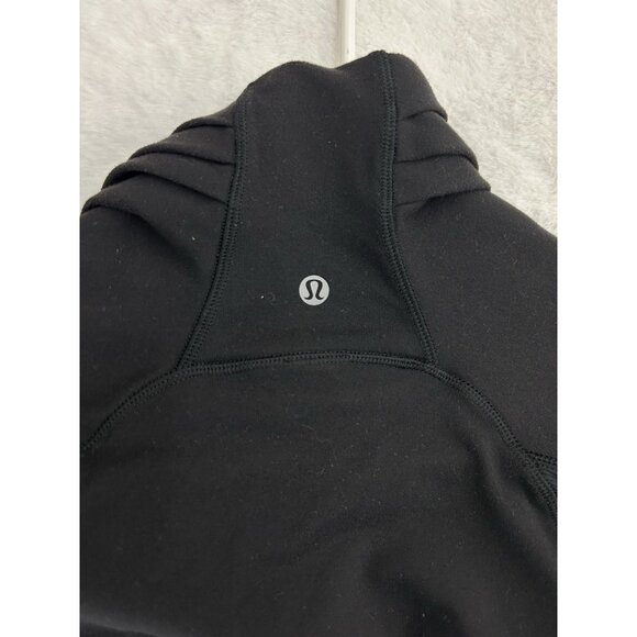 Lululemon Athletica Womens Black Bhakti Yoga Asymmetrical Zip Jacket Size 8 - Picture 10 of 16